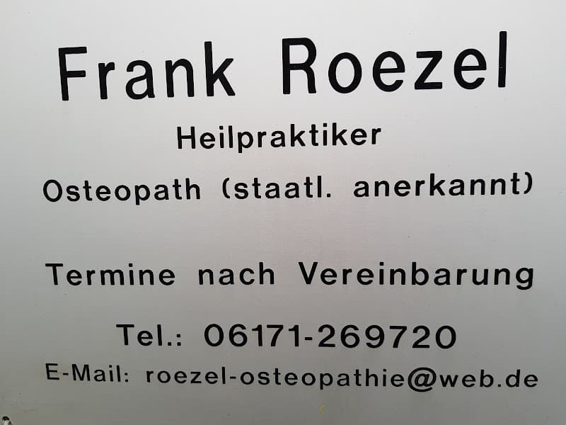 Frank Roezel - Praxis für Osteopathie